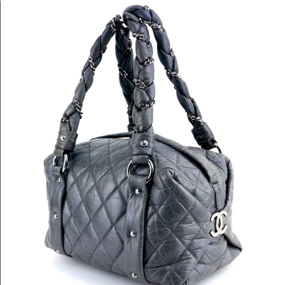 CHANEL Lady Braid Bowler Bag